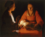 Georges de La Tour - Newlyborn infant - Musée des Beaux-Arts de Rennes