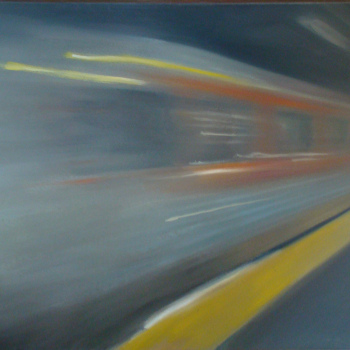 Speed Metropolitan, Huile sur toile, 120x97